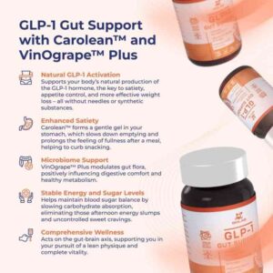 Alternative view of GLP-1 Gut Support, Carolean™ and VinOgrape™ Plus complex, 90 caps