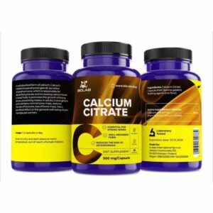 Calcium citrate 500 mg, 60 caps