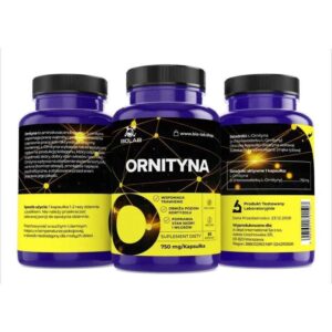 Alternative view of Ornithine 750 mg, 60 caps