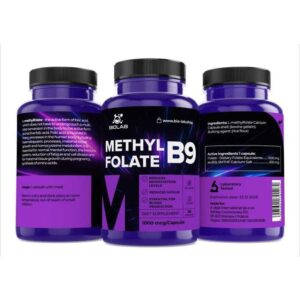 Folic acid vitamin B9 1000 mcg, 60 caps