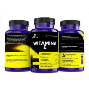 Alternative view of Vitamin E tocopherol 400 mg, 60 caps