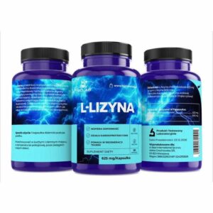 Alternative view of L-lysine 625 mg, 60 caps