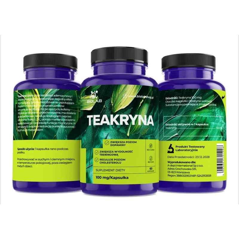 Teacrine 100 mg, 60 caps - Image 2