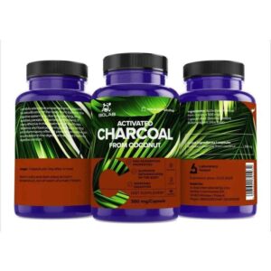 Coconut activated charcoal 300 mg, 60 caps