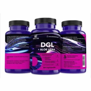 Alternative view of DGL + Aloe Vera (licorice with aloe) 500 mg, 60 caps