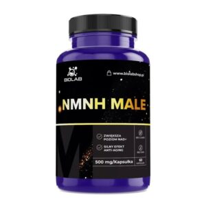 Alternative view of NMNH male 500 mg, 60 caps