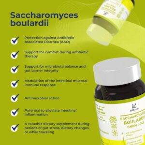Alternative view of Saccharomyces boulardii 250 mg, 60 caps