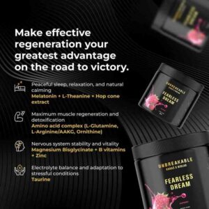 Alternative view of Fearless Dream, UNBREAKABLE Karaś x Biolab, raspberry flavour, 500g