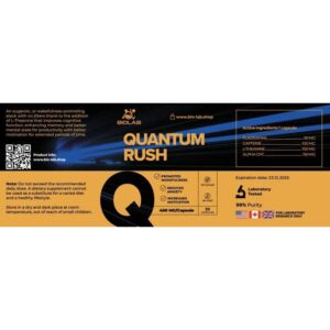 Alternative view of Quantum Rush mix 400 mg, 30 caps
