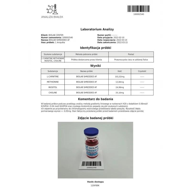 Shredded AF 300 mg 10 ml - Image 2