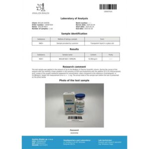 Alternative view of NAD+ 500 mg 10 ml
