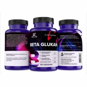 Alternative view of Beta-glucan 500 mg, 60 caps