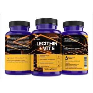 Soy lecithin + Vitamin E 1200 mg, 60 caps