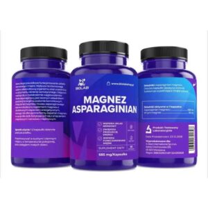 Alternative view of Magnesium aspartate 685 mg, 60 caps