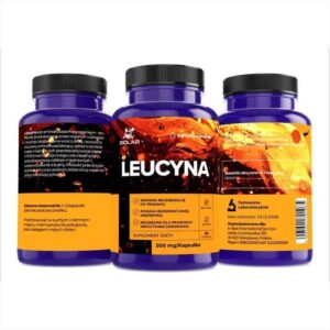 Alternative view of L-leucine 500 mg, 60 caps
