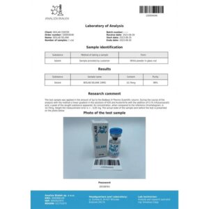 Alternative view of Selank 10 mg