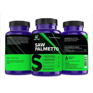 Saw palmetto 500 mg, 60 caps