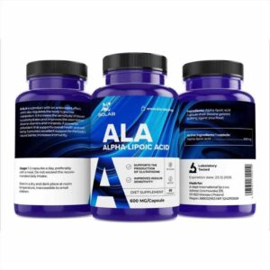 Alpha-lipoic acid 600 mg, 60 caps