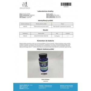 Alternative view of Testolone 10 mg, 60 caps