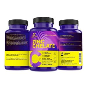 Zinc chelate 25 mg, 60 caps