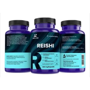 Alternative view of Reishi 30% polysaccharides 500 mg, 60 caps