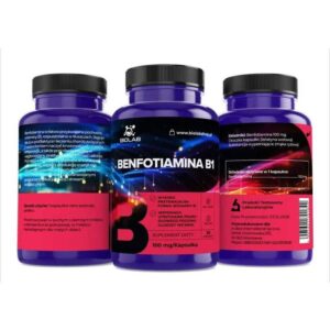 Alternative view of Vitamin B1 benfotiamine 100 mg, 60 caps