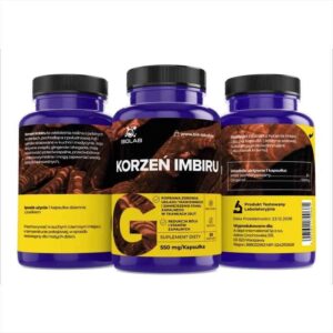 Alternative view of Ginger root extract, 5% gingerols 550 mg, 60 caps