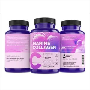 Hydrolysed fish collagen type 1 500 mg, 60 caps