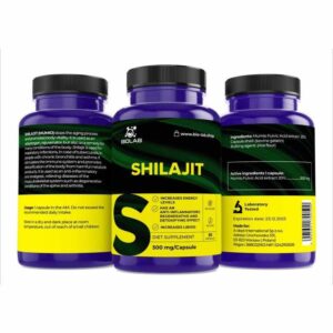 Shilajit (mumio), extract 20% fulvic acids 500 mg, 60 caps